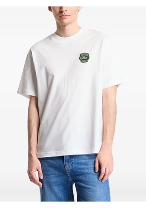 Lacoste logo-patch T-shirt - White