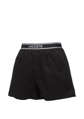 Lacoste monogram-print boxers (set of three) - Black