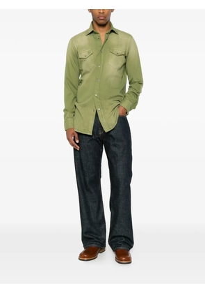 SARTORIO NAPOLI faded-effect shirt - Green