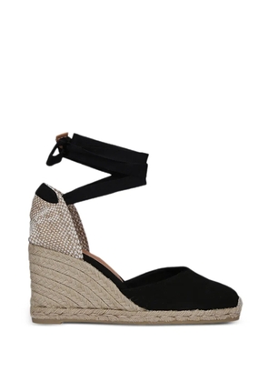 Castañer Carina wedged espadrilles - Black