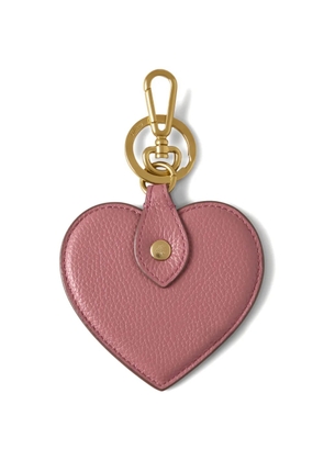 Mulberry heart-motif keyring - Pink
