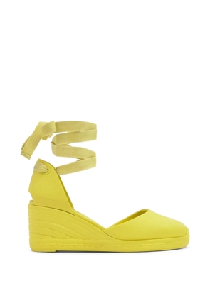 Castañer Careen tie espadrilles - Yellow