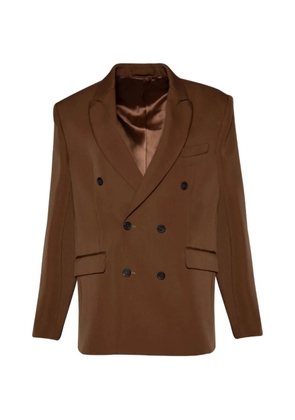 WARDROBE.NYC double-breasted blazer - Brown