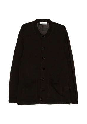 OUR LEGACY fine-knit button-up cardigan - Brown