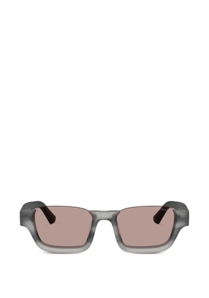 Emporio Armani rectangle-frame sunglasses - Grey