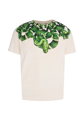 COUNTY OF MILAN snake-print T-shirt - Neutrals