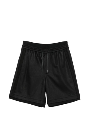 Juun.J layered drawstring shorts - Black