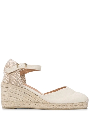 Castañer Carol 60mm wedge espadrilles - White