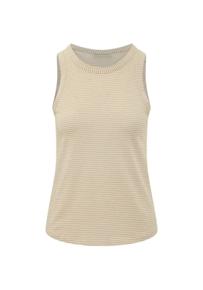 MOMONÌ Genipa striped tank top - Neutrals