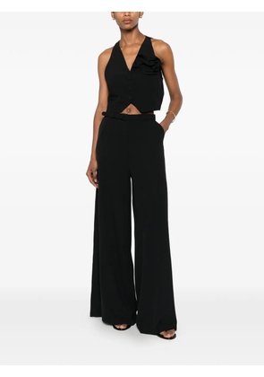 IMPERIAL belted wide-leg trousers - Black