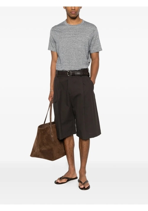 Michael Kors marl-knit T-shirt - Blue