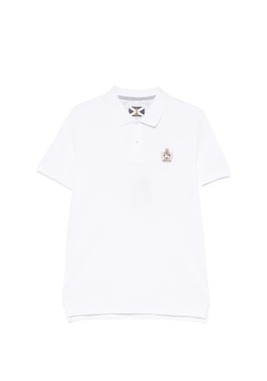 Johnny Lambs logo-embroidered polo shirt - White