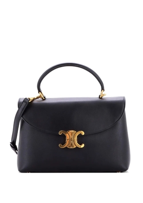 Celine Pre-Owned Nino Top Handle Bag Leather Medium satchel - Black
