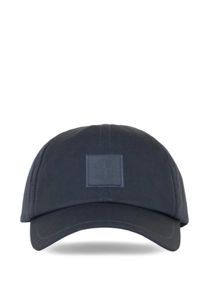 Stone Island logo-patch baseball cap - Blue