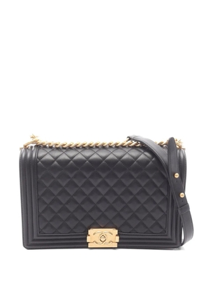 CHANEL Pre-Owned 2016-2017 Boy Chanel shoulder bag - Black