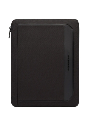 PIQUADRO leather-trim notepad holder - Black