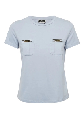 Elisabetta Franchi pocket-detail T-shirt - Purple