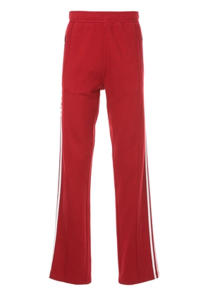 Ports V slogan track trousers - Red