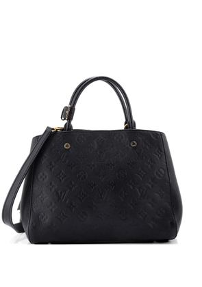 Louis Vuitton Pre-Owned Montaigne Handbag Monogram Empreinte Leather MM satchel - Black