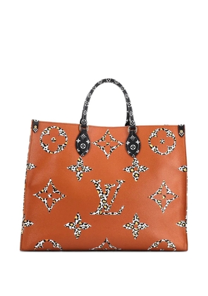 Louis Vuitton Pre-Owned OnTheGo Limited Edition Jungle Monogram Giant GM tote bag - Brown