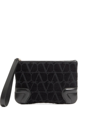 Valentino Garavani Toile Iconographe pouch - Black