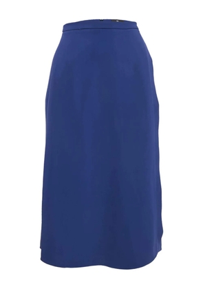 Elisabetta Franchi crepe midi skirt - Blue