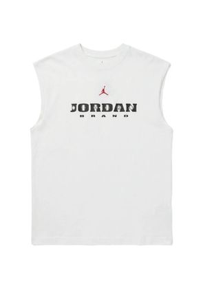 Nike Jordan logo-print tank top - White