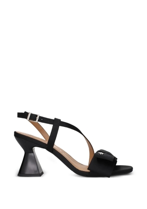 GANNI Big Bow open-toe sandals - Black