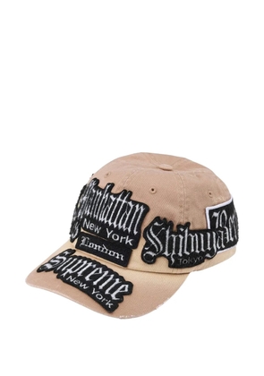 Supreme City Patches six-panel cap hat - Neutrals