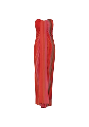 Baobab cascading slit maxi dress - Red