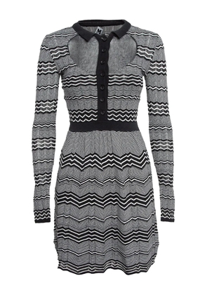 Missoni Pre-Owned zigzag knitted dress - Grey