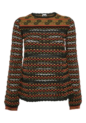 Missoni Pre-Owned wool-cotton blend sweater - Black