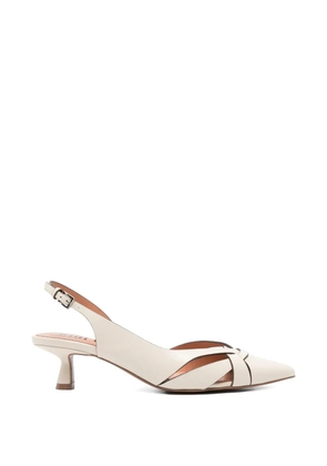 Bibi Lou crossover-strap slingback sandals - Neutrals