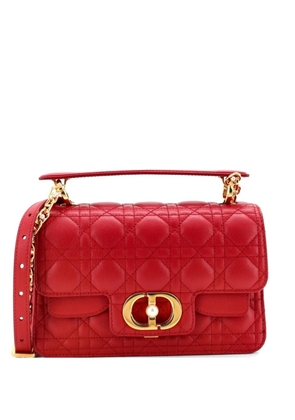 Christian Dior Pre-Owned Jolie Top Handle Bag Cannage Quilt Lambskin Small satchel - Red