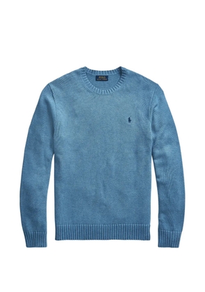 Polo Ralph Lauren embroidered-logo sweater - Blue