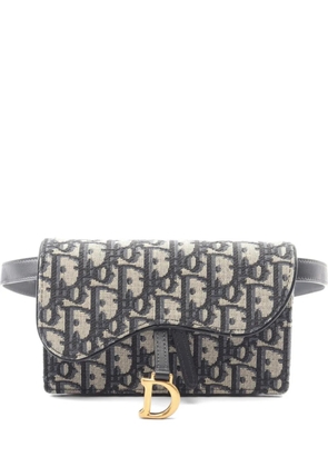 Christian Dior Pre-Owned 2010s Saddle Oblique belt bag - Blue