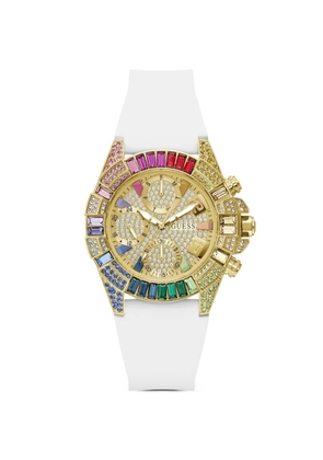 GUESS USA True 39mm watch - Gold
