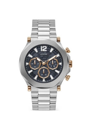 GUESS USA octagonal-case 46mm watch - Black