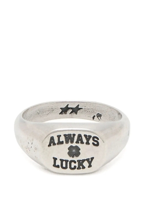TWOJEYS engraved signet ring - Silver