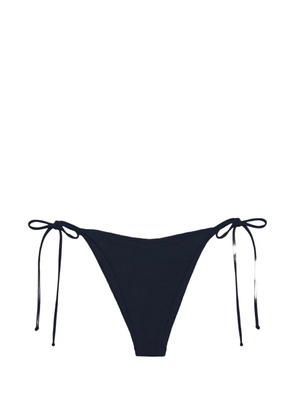MC2 Saint Barth crinkle side-tie bikini bottoms - Blue