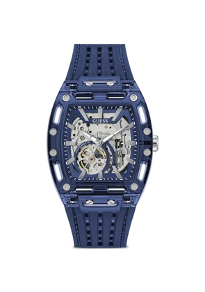 GUESS USA Phoenix skeleton 41.5mm watch - Blue