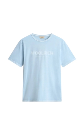 Woolrich garment-dyed printed t-shirt - Blue