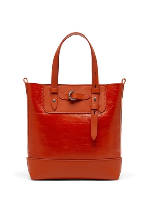Maison Margiela four-stitch leather shoulder bag - Orange