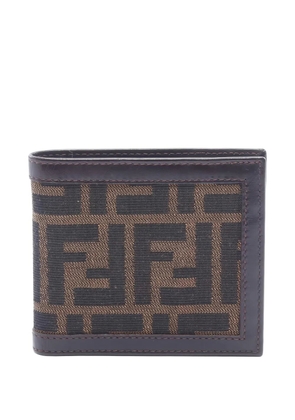 Fendi Pre-Owned Zucca bi-fold wallet - Brown