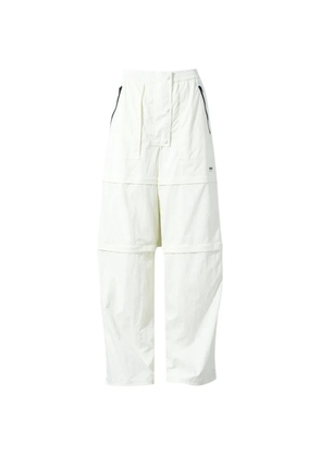 pushBUTTON detachable three-way trousers - White
