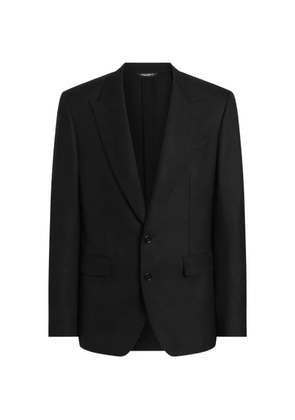 Dolce & Gabbana Sicilia Light single-breasted viscose jacket - Black