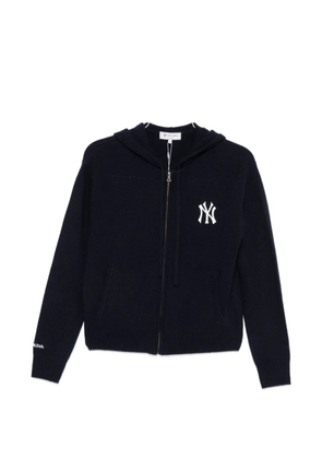 Sporty & Rich Heritage Yankees Serif hood cardigan - Blue