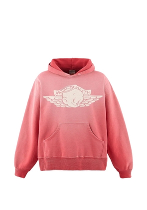 SAINT MXXXXXX Baby Michael graphic-print hoodie - Red