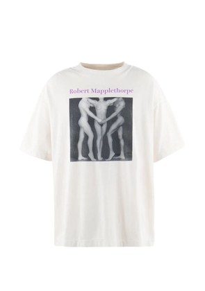 SAINT MXXXXXX Robert Mapplethorpe photographic-print T-shirt - Neutrals