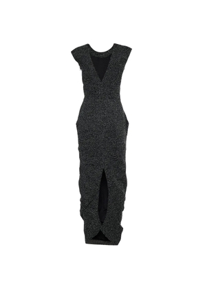 Emporio Armani Pre-Owned sleeveless maxi dress - Black